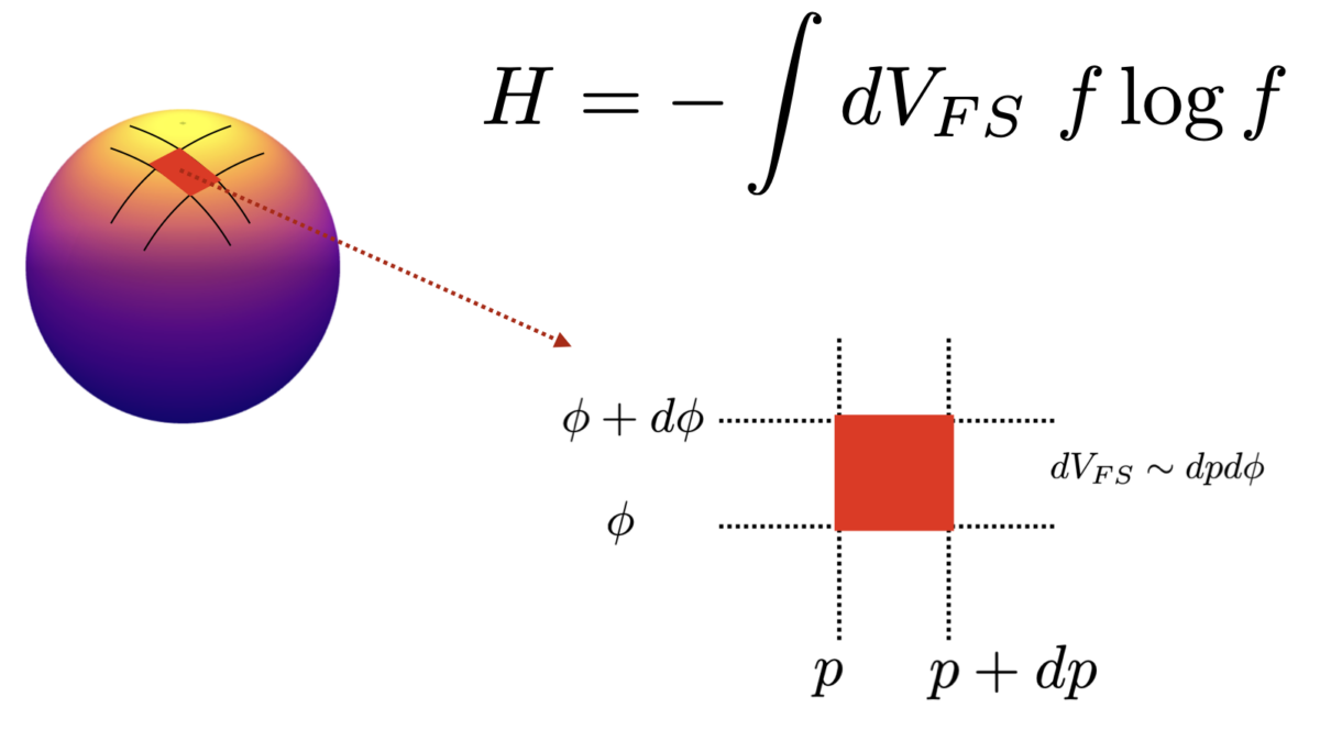 Quantum Information Dimension and Geometric Entropy